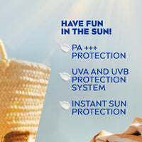 NIVEA Men & Women Sun Protect And Moisture 125Ml Spf 30 Advanced Sunscreen For Instant Protection For Normal Skin| Pa++ UVA - UVB Protection System| Water Resistant| Pack Of 1