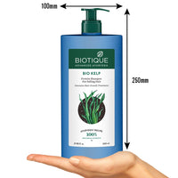 Biotique Bio Kelp Protein Shampoo For Falling Hair Intensive Hair Regrowth Treatment, 650ml & Bio Neem Margosa Anti Dandruff Shampoo & Conditioner, 650ml