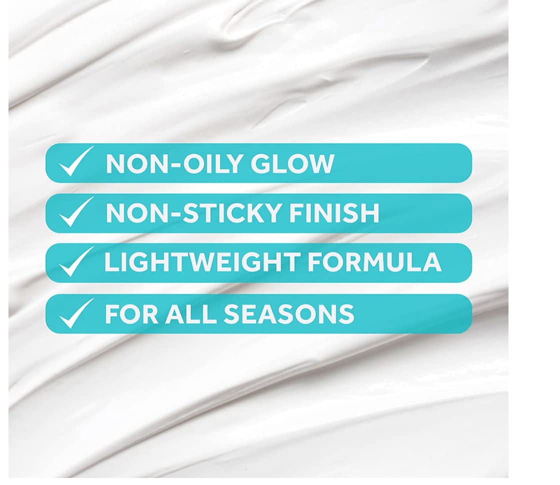 POND's Light Moisturizer For Soft, Glowing Skin, With Vitamin C, E & Niacinamide, 24Hr Hydration, Lightweight Non-Oily Cream, Spreads Easily, 100 Ml