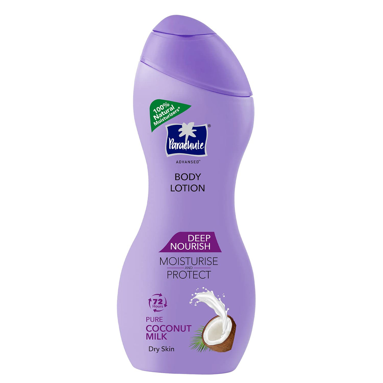 Parachute Advansed Ayurvedic Hot Oil, Warming Coconut Hair Oil, 400 ml + 90 ml & Parachute Advansed Deep Nourish Body Lotion for Women & Men, Dry Skin, 250ml