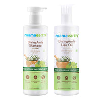 Mamaearth BhringAmla Combo for Intense Hair Treatment(BhringAmla - Hair Oil 250ml + Hair Shampoo 250ml)