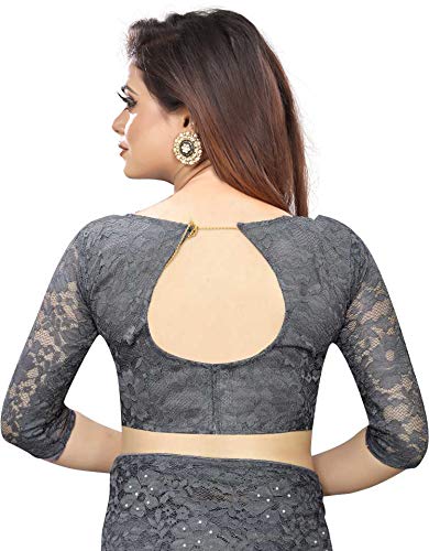 Avantika Fashion Women's  Jacquard Russell Net Saree With blouse piece