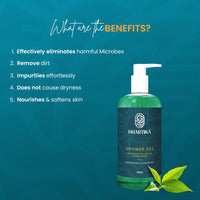 Dhartika Australian Tea Tree Oil Shower Gel - Target Spots & Blemishes, pH-Balanced Formula, Revitalizing Body Wash