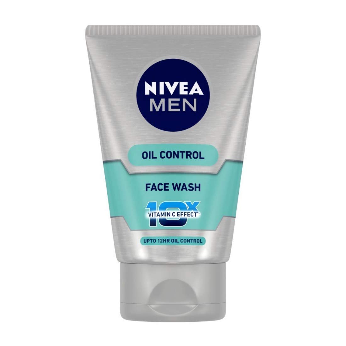 NIVEA Men Pure Impact Shower Gel, 500ml, Hair, Face & Body Wash And NIVEA Men Face Wash, Oil Control, 10x Vitamin C, 100g