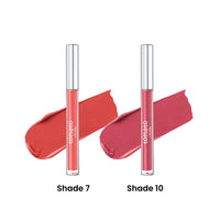 FLiCKA Tomato Liquid Matte Lipstick Transfer Proof, Smudge Proof, Non-Sticky, Creamy Lightweight Shade 7 & Shade 10 Combo