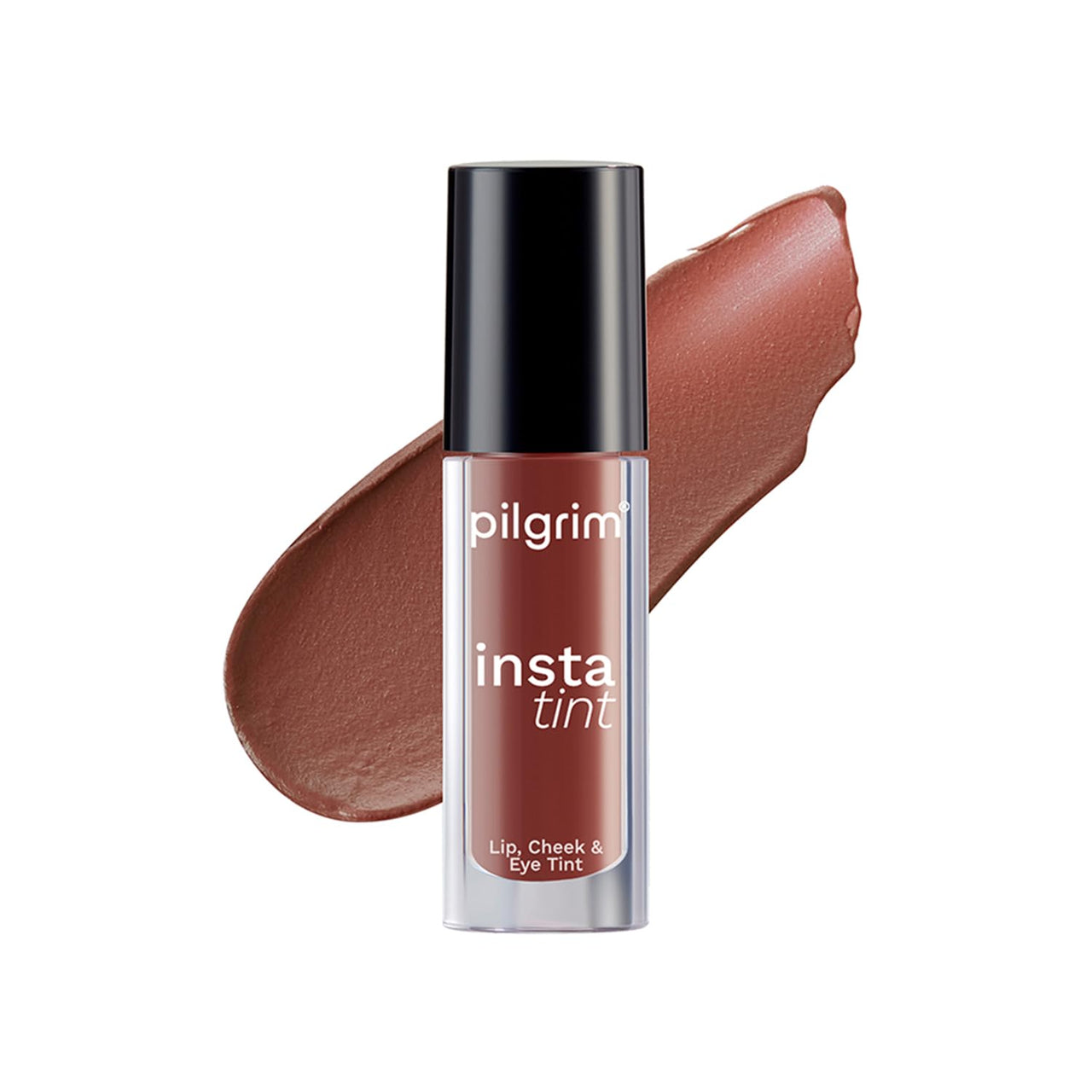 Pilgrim 3 In 1 Lip, Cheek And Eye Tint Cream With Goodness Of Spanish Squalane, Almond Oil, Avocado Oil And Macadamia Nut Oil | Long Lasting Nourisht | Blends Easily 2.5Gm (The Brown Trend -03)