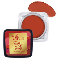 Olivia Tints & Tones 3-in-1 Lip, Cheek & Eye Tint | Paraben-Free | Creamy Matte Finish | Hydrating & Blendable Formula | No Harmful Colours or Preservatives | Caramel Laughter - 02 | 15g