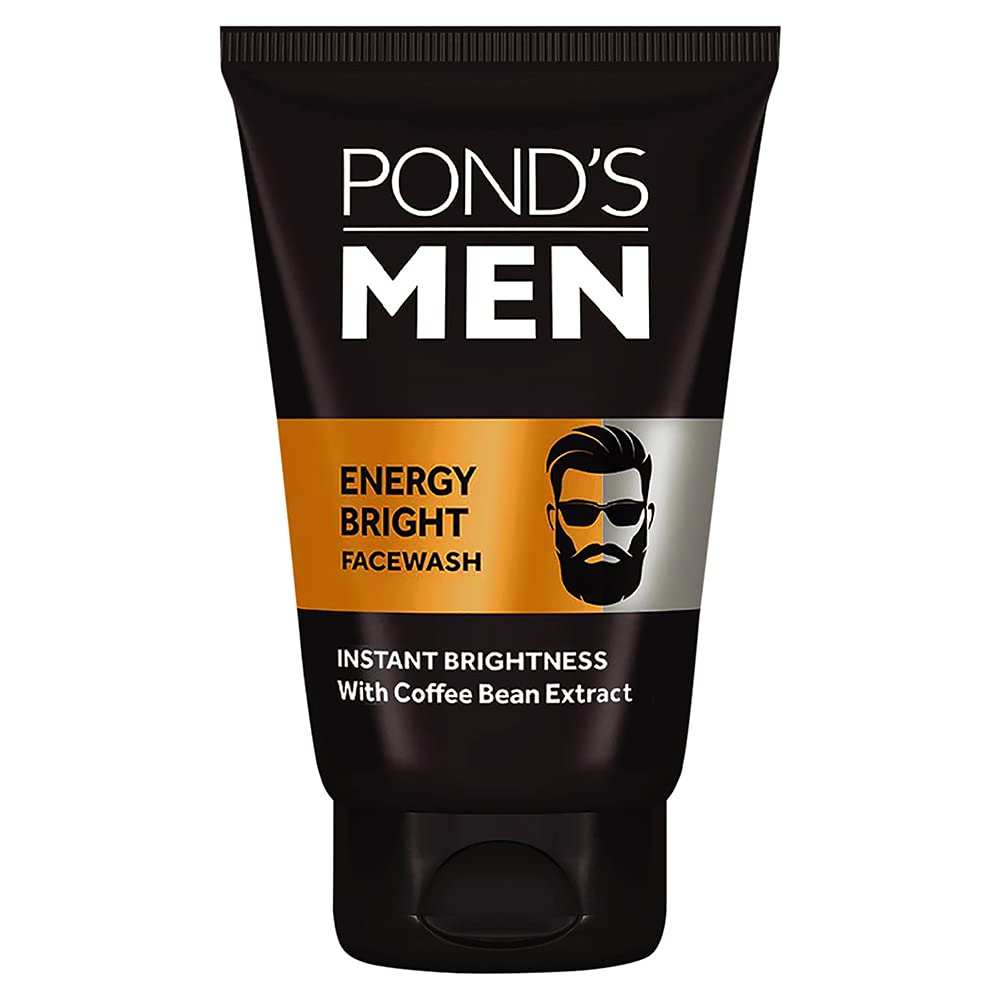 POND's Pure Detox Face Wash 200 g & POND's Men's  Energy Bright Face Wash Coffee Beans Bright Skin, 100g