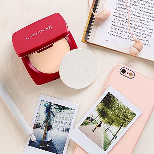 Lakme Nourishing,Smoothening Face It Compact, Coral, 9 G