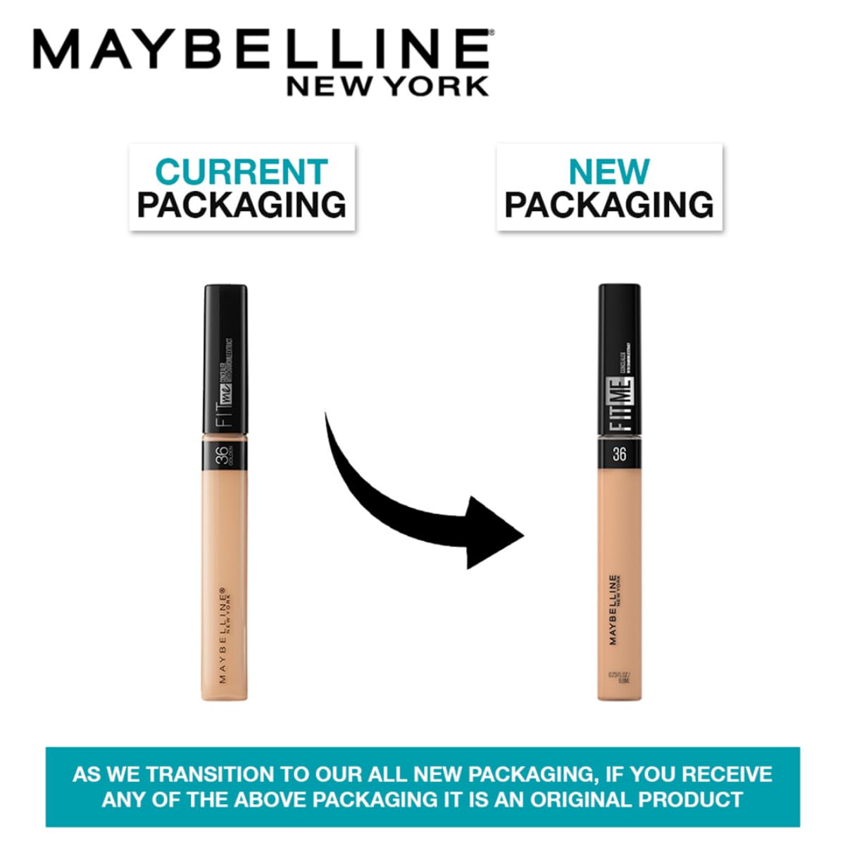 Maybelline New York Fit Me Concealer, Oil free Liquid Concealer conceals dark circles, redness, flaws & blemishes. Fit Me Liquid Concealer suits oily & dry skin - Golden Caramel|6.8ml