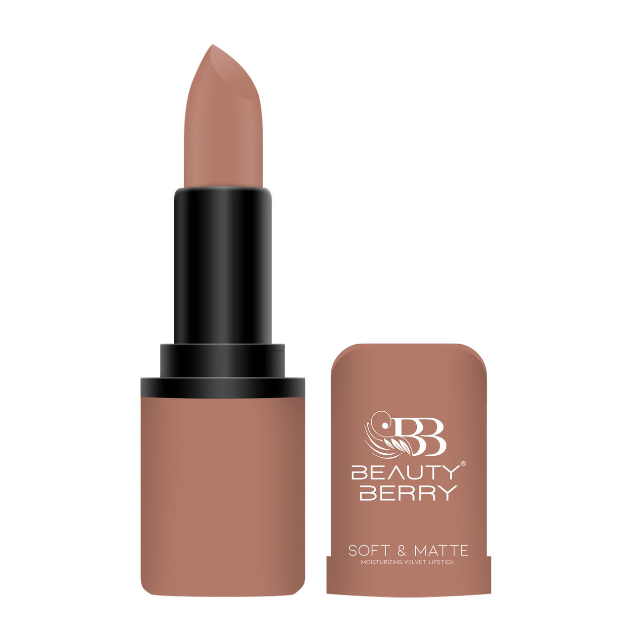 Beauty Berry Soft & Matte Moisturizing Velvet Lipstick For Women - Long-Lasting, Hydrating, High-Pigment Color. (Shade 16)