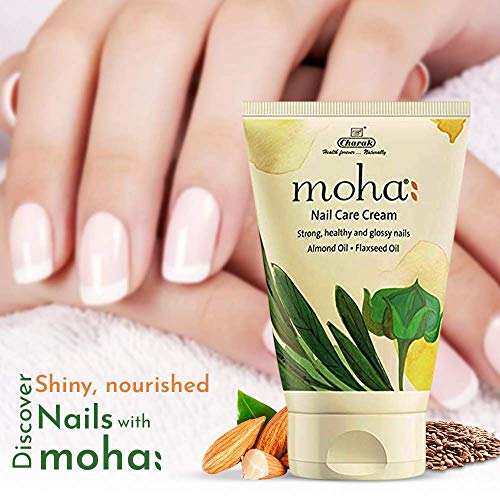 moha: Foot Cream For Rough, Dry and Cracked Heel, Feet Cream For Heel Repair With Benefits Of Aloe Vera, Papaya & Peppermint (Nail + Foot Care 100ml Each)