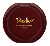 Dazller Classique Compact Powder, 9g - (Pack of 2), 8010 Dusky R1, Velvety Natural Finish, Oil-Control, Sebum Absorption Formula, No-makeup look, Emollient-rich