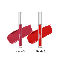 FLiCKA Tomato Liquid Matte Lipstick Transfer Proof, Smudge Proof, Non-Sticky, Creamy Lightweight Shade 3 & Shade 6 Combo