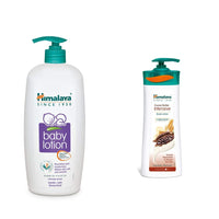Himalaya Baby Lotion 700ml and Himalaya Herbals Cocoa Butter Intensive Body Lotion, 400ml