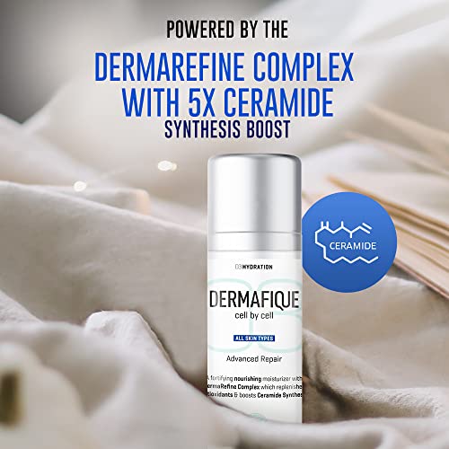 Dermafique Advanced Repair Night Cream with Niacinamide – 30g, Moisturizer for Face, 5x Ceramide Synthesis, Boosts Collagen Production, Enriched with Pro Vitamin E, Suitable for All Skin Type | Dermatologist Tested