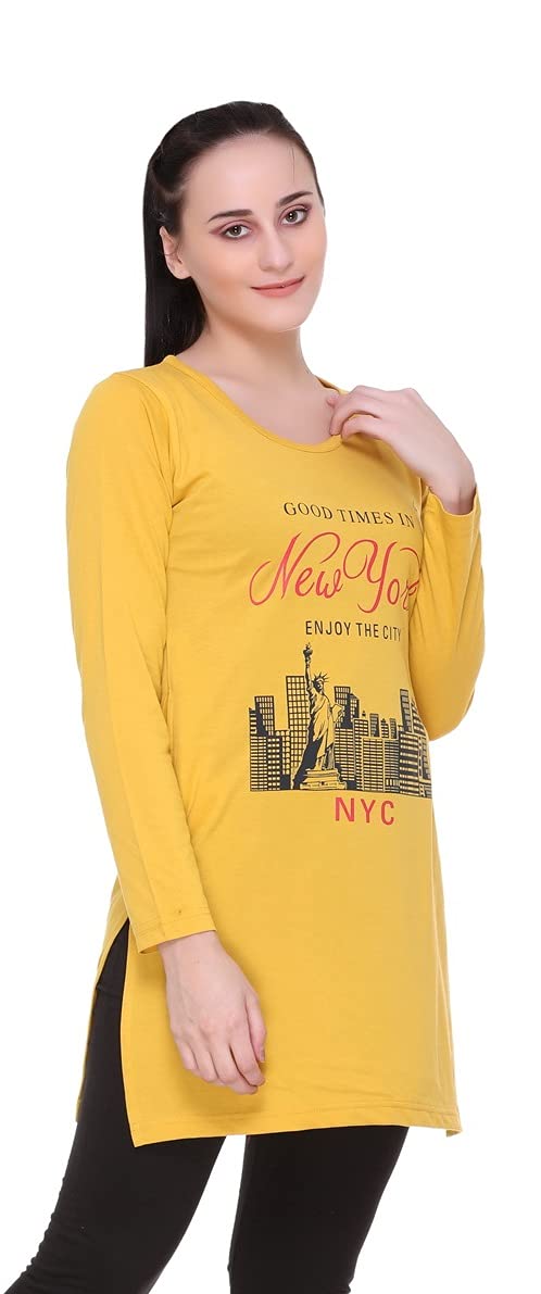 In Love Women's  Long Knee Length Night Wear Tshirts