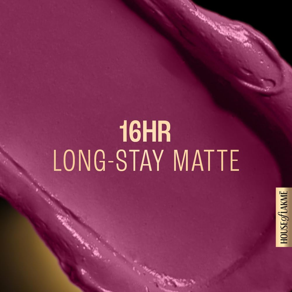 Lakmé Forever Matte Liquid Lip Colour, Purple Pout, 5.6 Ml