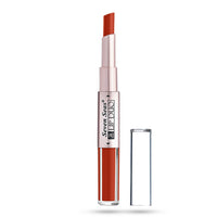 Seven Seas Lip Duo 2 In 1 Lipstick Matte Finish 2-in-1 Duo Liquid Lipstick with Matte Finish and Moisturizing Gloss (Roof Terracotta, 7ML)