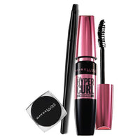 Maybelline Lasting Drama Gel Liner & + Hypercurl Mascara, Dramatic Eye Looks, Long-lasting, Combo Pack, Showstopper Eye Kit