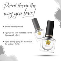 Olivia Nail Paint for Glossy Finish - 5ml (5 Top Coat)
