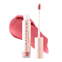 SIMPLYNAM Satin Soft Lip Crème – Summer Pink | 1 Swipe Full Coverage | Hydrating, Creamy Matte Finish | 16 Hour Stay | Transfer-Proof & Smudge-Proof | Infused with Peptides & Squalane | Vegan