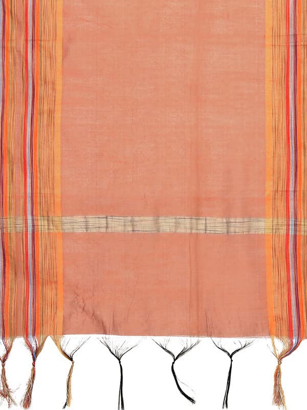 Satrani Women's  Woven Design Chanderi Dupatta