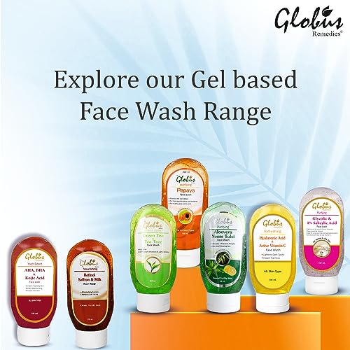 Globus Remedies Pimple Clear Face Wash with Glycolic & 1% Salicylic Acid - 100 ml (Pack of 3)