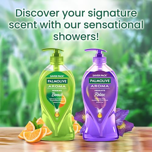 Palmolive Aroma Morning Tonic Body Wash, 750ml & Palmolive Aroma Absolute Relax, Body Wash 750 ml, Combo Pack