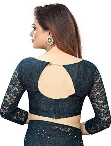 Avantika Fashion Women's  Jacquard Russell Net Saree With blouse piece