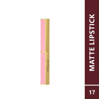Shryoan Velvet Matte Soft Slim Lipstick| 24Hr Long Lasting, Velvet Texture, Matte Finish Lipstick with Easy Glide Lipstick (10g) (Sheer Nude)