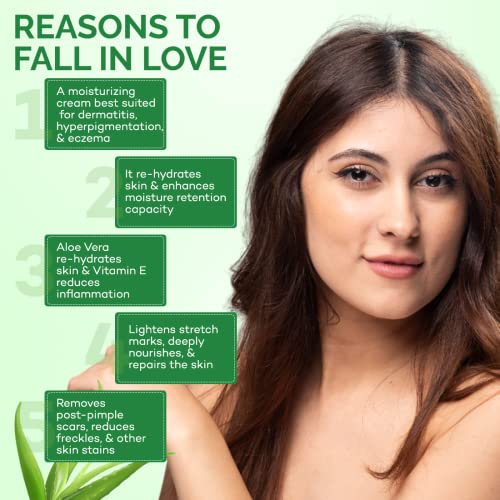 Elovera Moisturising Cream 75g | For Dry Skin | with Aloe Vera & Vitamin E | Protects, Nourishes and Repairs Skin | Paraben Free | Fragrance Free (Pack of 2)