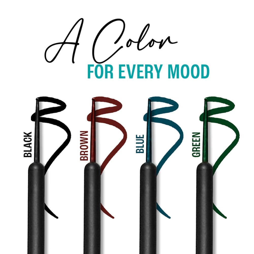 Lakmé 9 to 5 Eyeconic Liquid Eyeliner Matte Finish, Waterproof, Smudgeproof 24 Hrs,Green, 4.5 ml