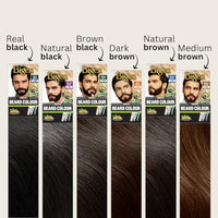 Bigen Men's  Beard Color Medium Brown 20gm+20gm -105, 102 g