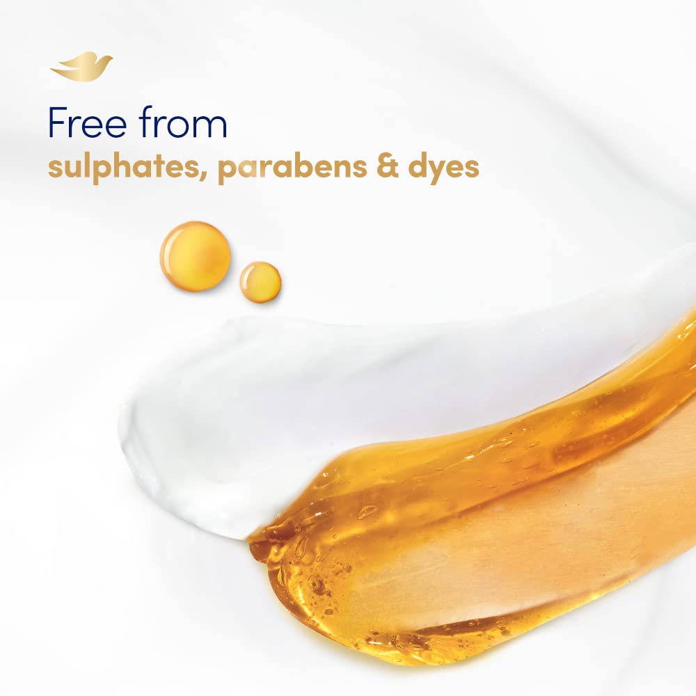 Dove Hair Therapy Breakage Repair Sulphate-Free Shampoo, No Parabens & Dyes, With Nutri-Lock Serum, 380 ml