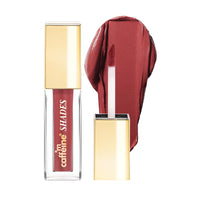 mCaffeine Shades Velvet Blur Matte Liquid Lipstick | 12 Hrs Intense Stay | Lightweight & Non-drying, Blurs Lip Creases | Transferproof & Smudgeproof | 4 ml - Passionate Crimson (Muted Rose)