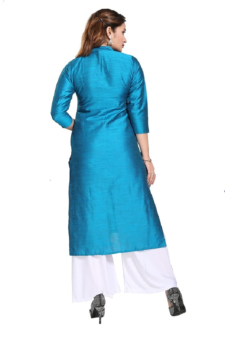 DREAM & DZIRE Women's  Silk Straight Kurti for All