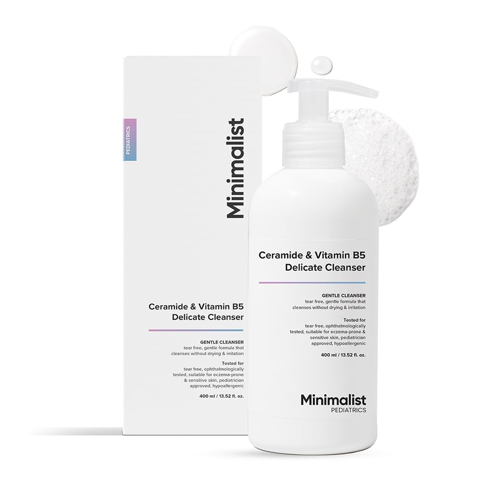 Minimalist Baby Gentle Head to Toe Wash | Tear-free | pH 5.5 | Proven Safe & Pediatrician Approved Baby Wash | Ceramide & Vitamin B5 Delicate Cleanser | 400ml
