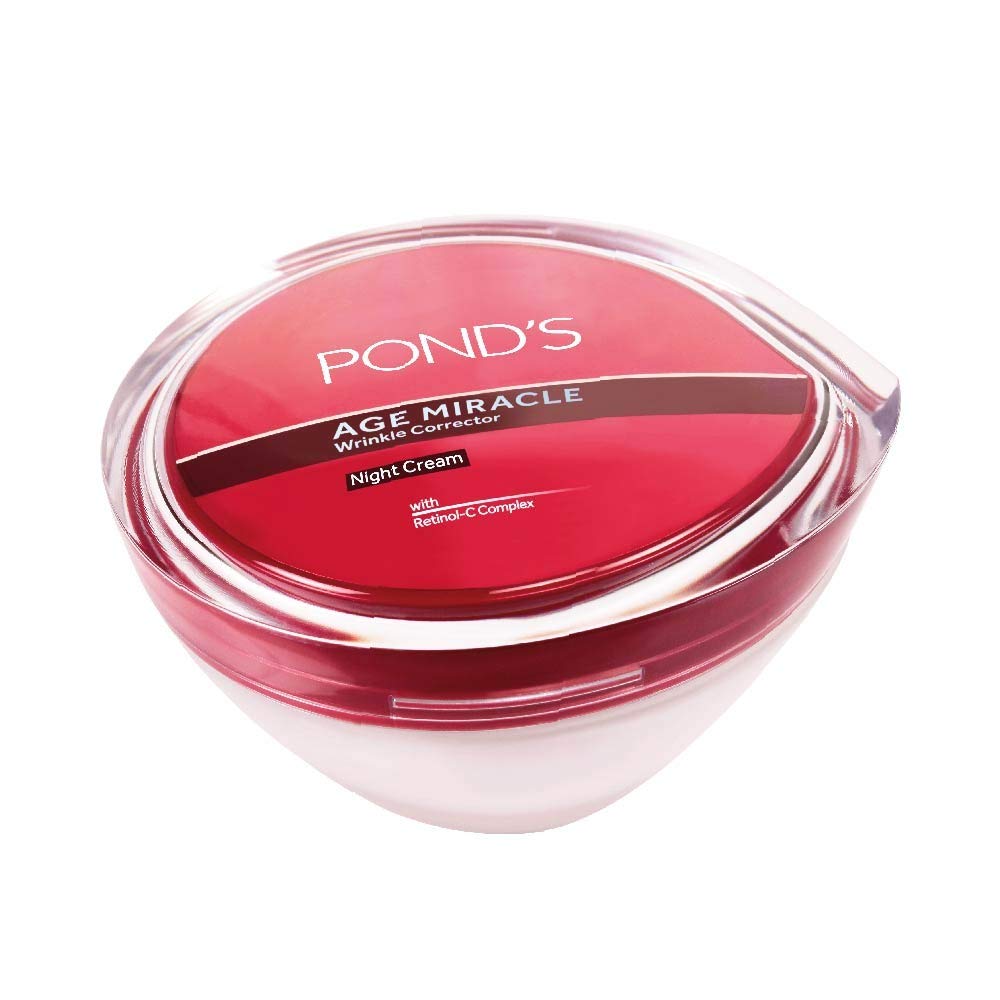 POND's Age Miracle Wrinkle Corrector Night Cream, 50g And SPF 18 PA++ Day Cream 35 g
