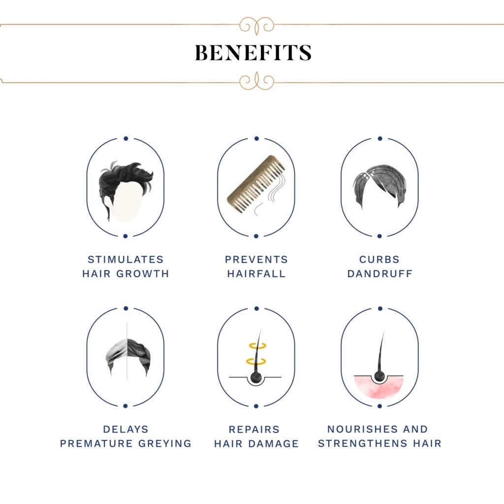 SESA Hair Vitalizer For Men 100Ml - Hair Growth Oil, Reduces Hair Fall, Nourishing Hair Oil For Men