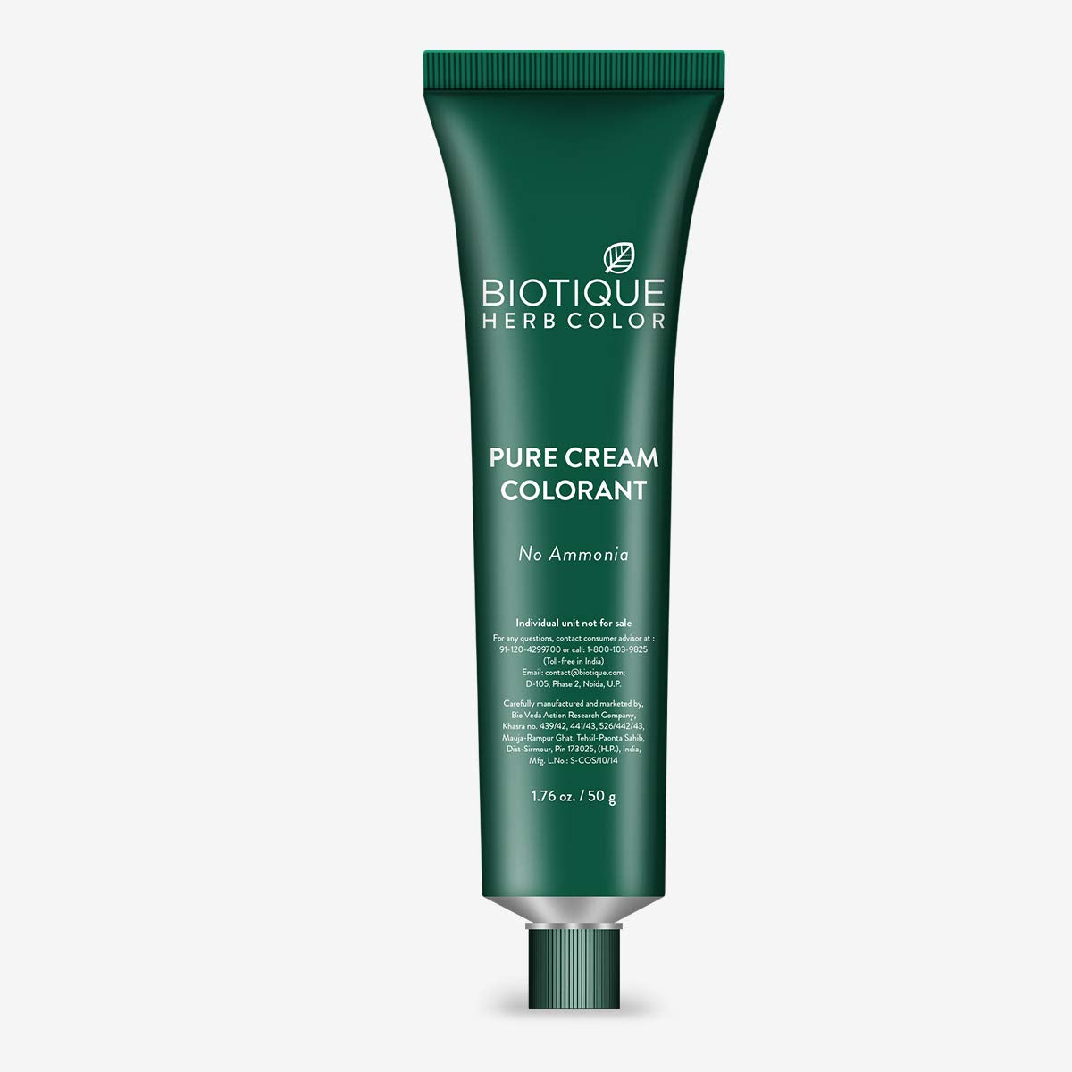 Biotique Herbcolor Conditioning Hair Colour l Ammonia Free Hair Color l 9 Organic Herbal Extracts l Natural and Healthy Shine l 50g + 110ml| Darkest Brown 3N (Pack of 3)