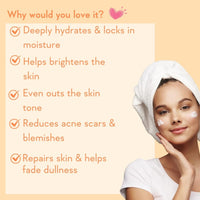 WishCare Pure Glow Vitamin C Face Cream for Women & Men - Day & Night Cream - For Glowing, Bright, Young and Pigmentation Removal - With Hyaluronic Acid, Niacinamide, Oranges, Berries & Turmeric-50 gm (PGFC50)