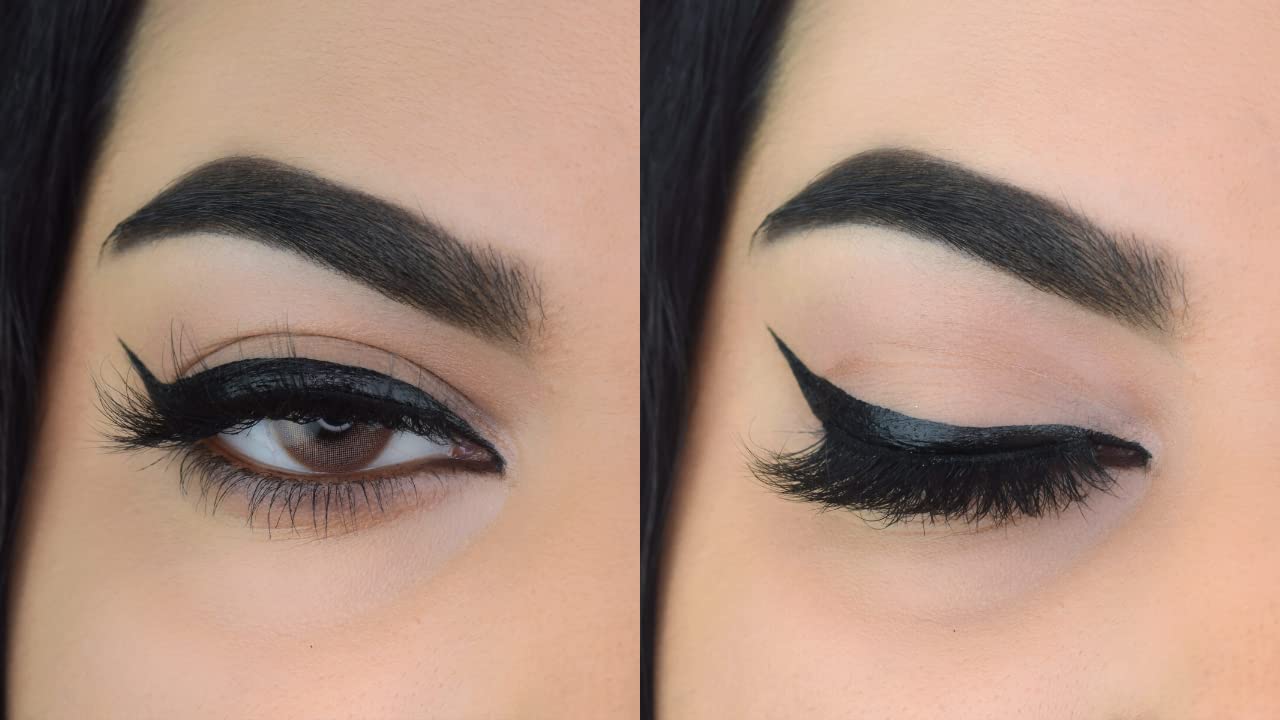 Iba Long Stay Liquid Eyeliner, Jet Black, 6.5ml | Waterproof, Smudge Proof | Halal Certified & Vegan Makeup