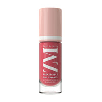 ZM Zayn & Myza Breathable Nail Enamel - Rose Macaroon | Smooth Application | Quick-Drying I Longlasting I Chip-Defiant I Water Permeable | Glossy Finish | 100% Vegan, 6 ml
