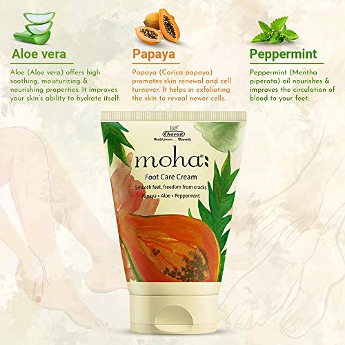 Moha Herbal Aloe Vera gel 200gm, Foot Cream 100gm and Nail Care Cream 100gm | Skincare Products | Combo Pack of 3