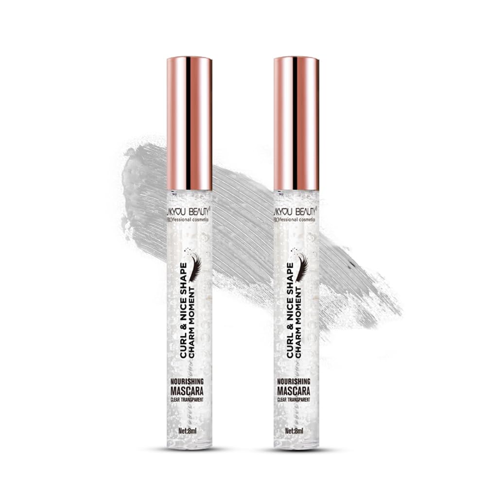Lakyou Beauty Nourishing Mascara | Curl & Nice Shape | Long-Lasting | Smudge-Proof | Enriched Formula for Healthy Lashes | Pack Of 2