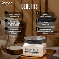 Raaga Professional De-Tan Pack | Tan Removal Cream with Kojic and Milk | Dermatologically Tested, Peroxide Free, Hydroquinone Free, Sulphate Free (500 gm) (Pack of 4)