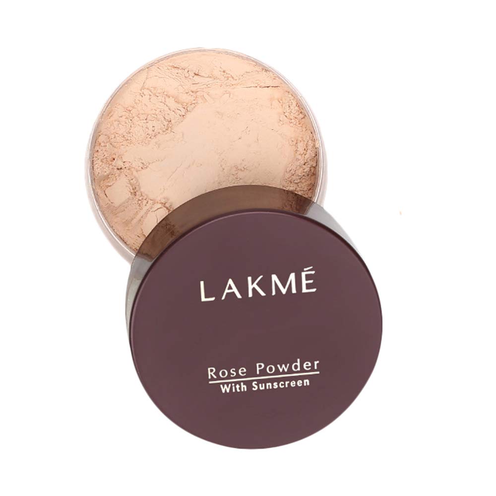 Lakmé Sun Expert SPF 24 PA++ Ultra Matte Sunscreen Lotion 50 ml, Daily Light Sun Protect Cream for Face - Sun Block for All Skin Types, Men & Women&Lakmé Rose Face Powder, Soft Pink, 40g
