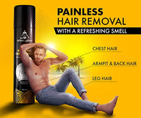 Urbangabru Hair Removal Cream Spray (200 ML) + De-Tan Face Pack (100 Gram) - Body & Face Care Combo Kit