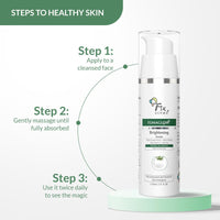 Fixderma TomaGlow Skin Brightening Serum for Face with 4% Niacinamide, 2% Alpha Arbutin, Vitamin C & White Tomato Extract | Reduce Pigmentation & Dark Spots | Brightens the Skin | For Men & Women - 30ML